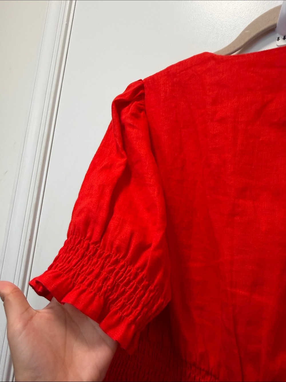 BODEN BRIGHT RED V-NECK! - Picture 10 of 13
